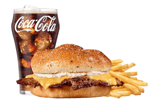 Garlic Single Steakburger Combo